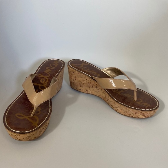 Sam Edelman Chunky Heel Sandals - Picture 1 of 6